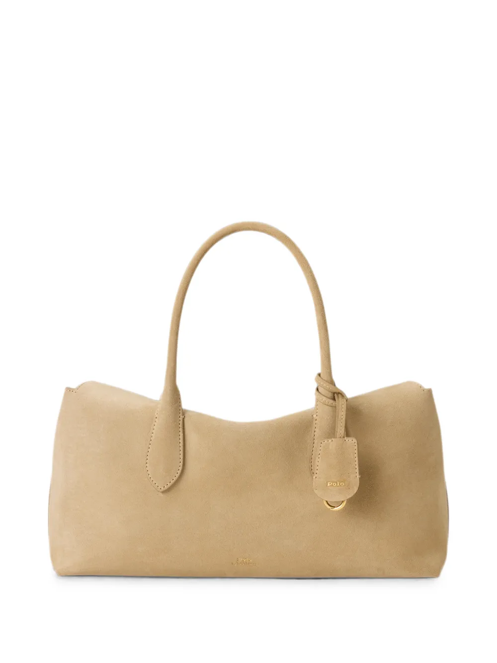 Polo Ralph Lauren Bellport Tote Bag aus Wildleder - Nude