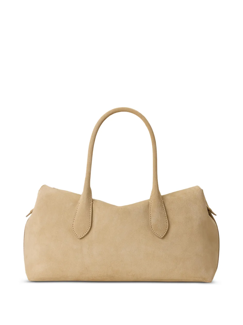 Polo Ralph Lauren Bellport Suede Satchel Tote Bag | Neutrals