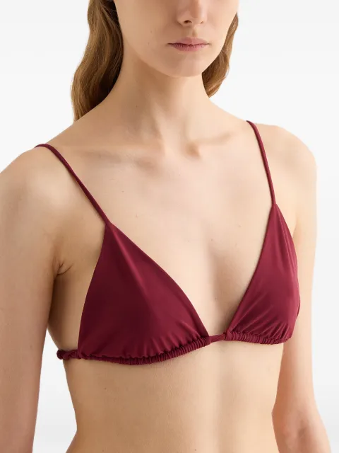 Jil Sander jersey triangle bikini top