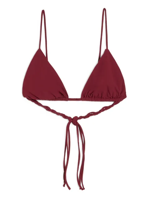 Jil Sander top de bikini estilo triángulo