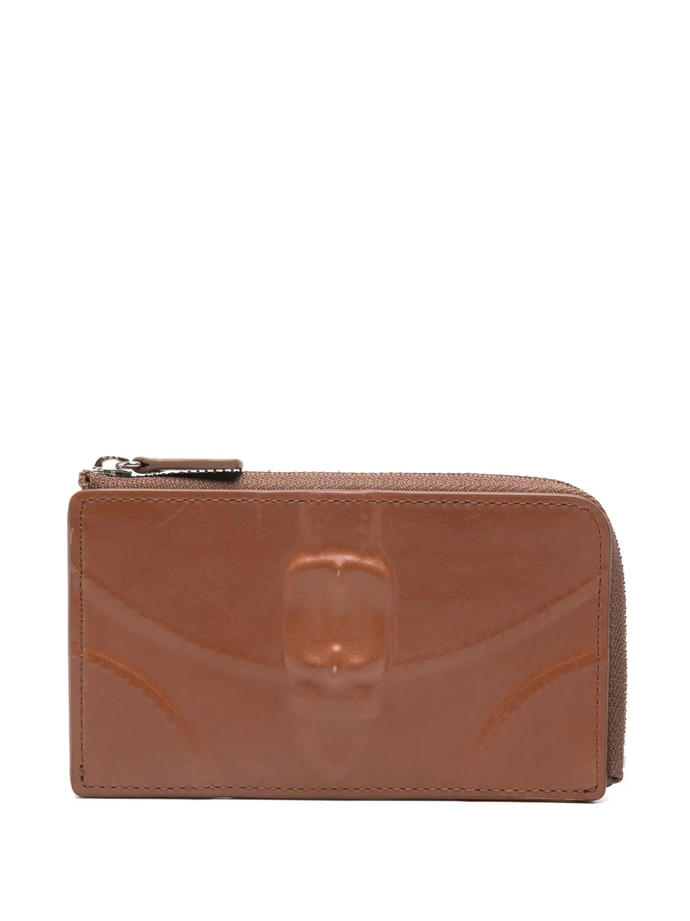 Maison MIHARA YASUHIRO Invisible Fragment embossed card holder | Brown | Image 1