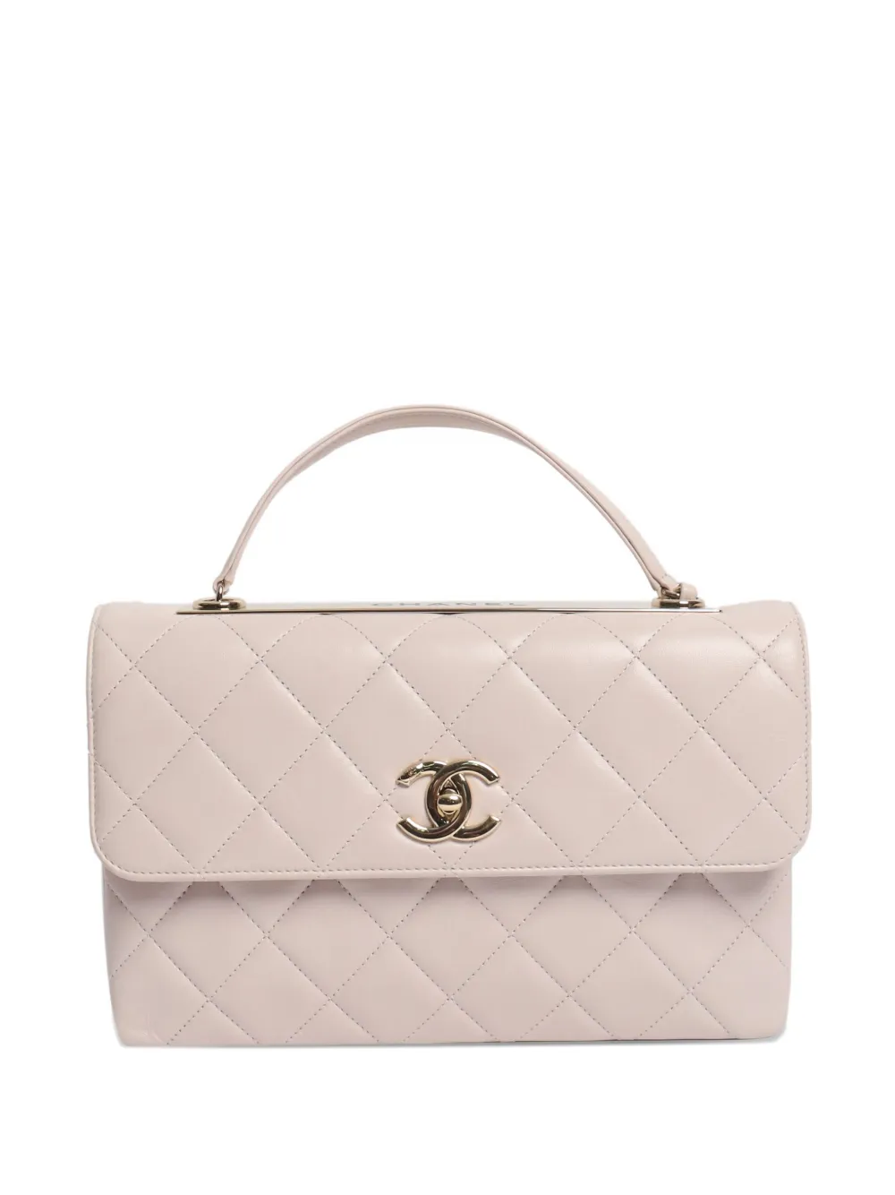 CHANEL Pre-owned Trendy Cc Flap Quilted Tote Bag In Pink