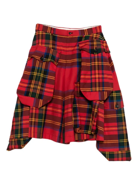 Comme des Garçons Homme Plus tartan-pattern trousers