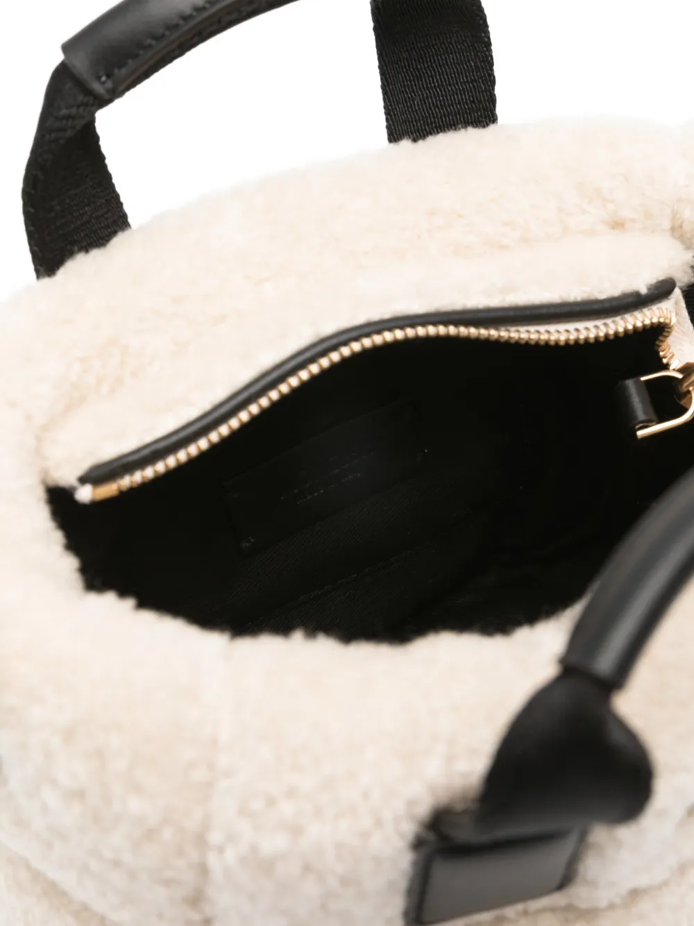 Moncler Caradoc Teddy mini-shopper Wit