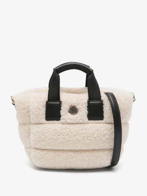 Moncler micro Caradoc Teddy tote bag