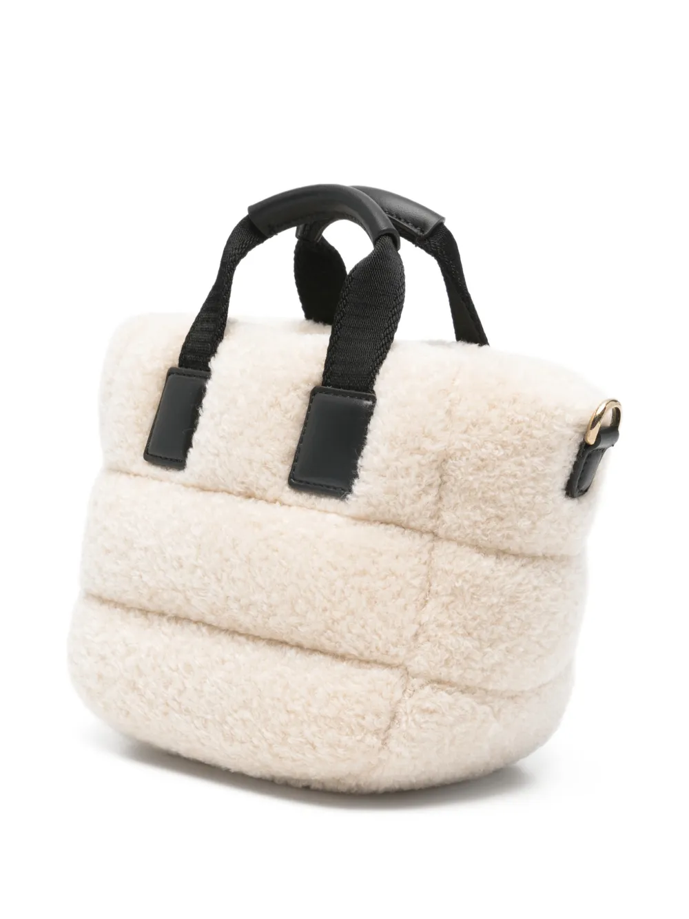 Moncler Caradoc Teddy mini-shopper Wit
