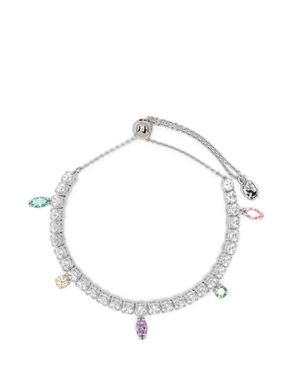 Swarovski Bracciale a catena Tennis - Argento