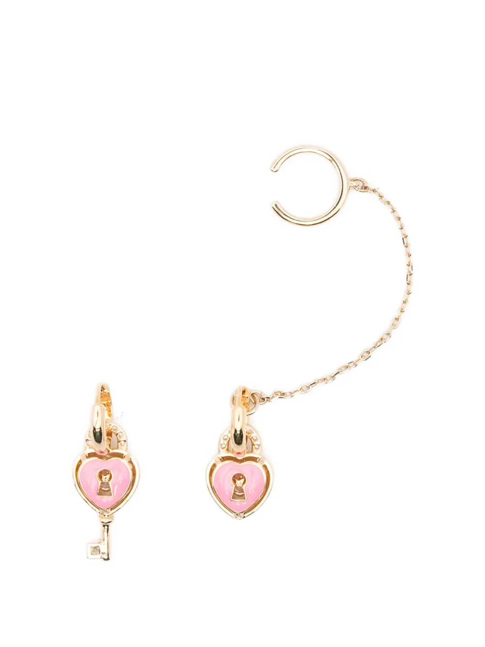 Swarovski Orecchini a cuore - Oro