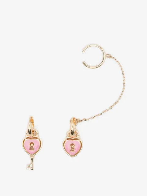 Swarovski heart-shape earrings