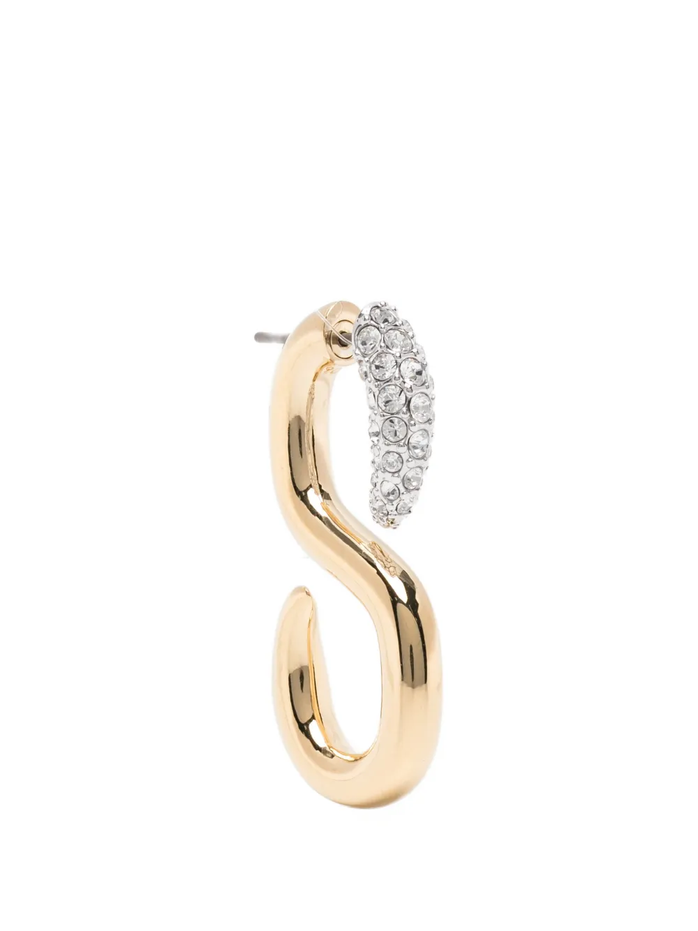 Swarovski S-shape earrings - Oro