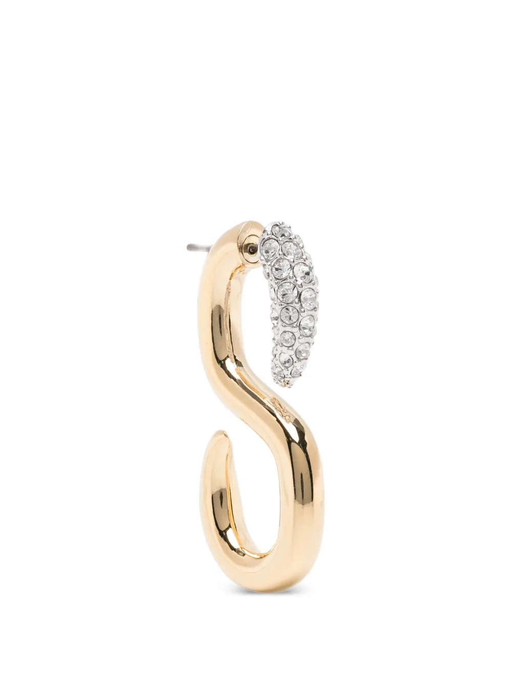 Swarovski S-shape earrings - Oro