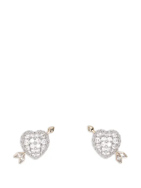 Swarovski heart-shape earrings