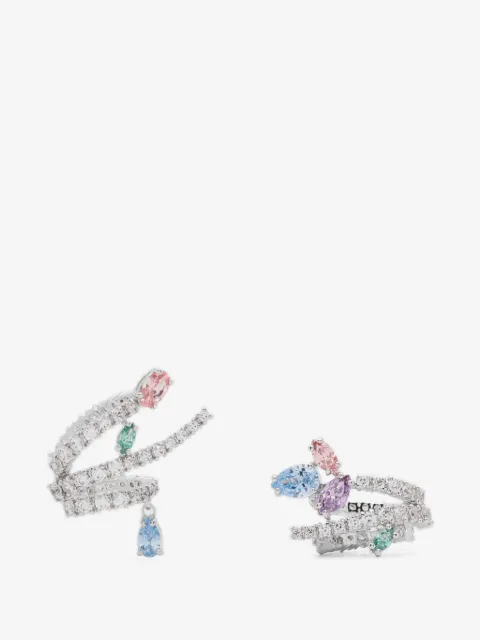 Swarovski x Ariana Grande crystal embellished cuff earrings