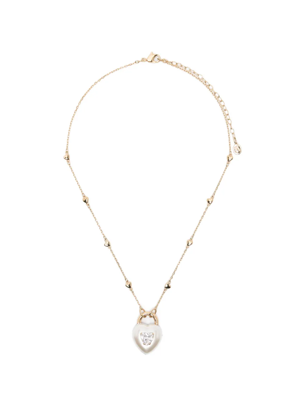Swarovski Collana con pendente a cuore - Oro