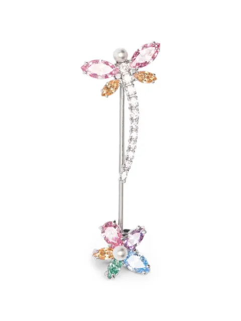 Swarovski x Ariana Grande crystal and cubic zirconia brooch