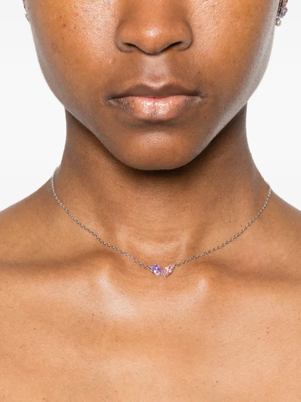 Swarovski x Ariana Grande クリスタル ピアス＆ネックレス セット