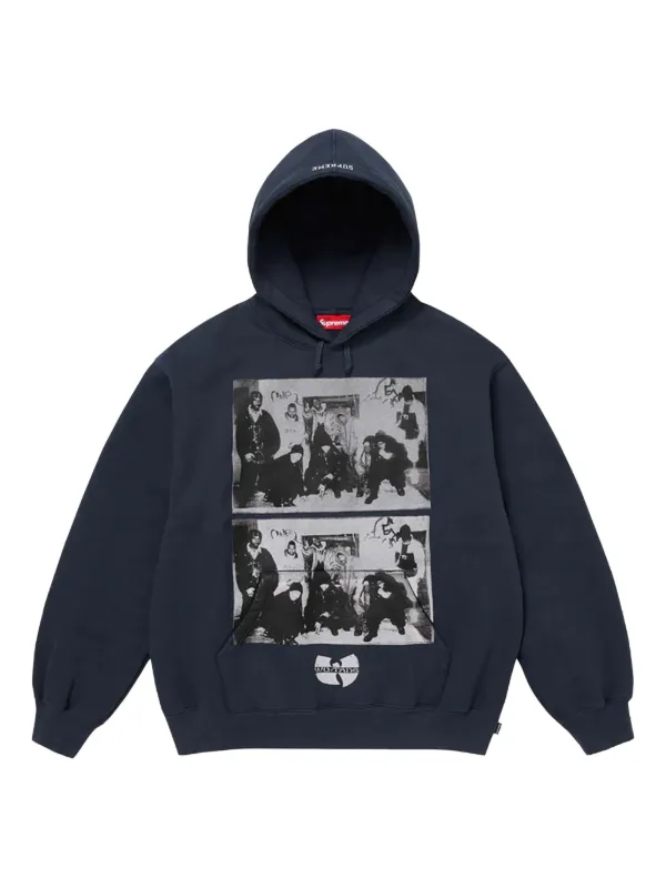 トップス Supreme x Wu-Tang Clan Hooded Sweatshirt Supreme x Wu-Tang Clan グラフィック パーカー | ブルー | FARFETCH JP