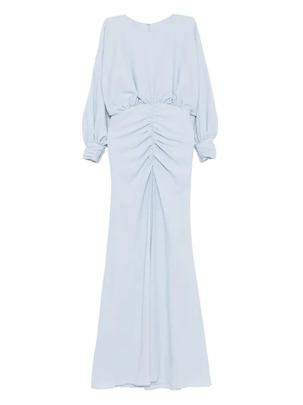amsale blue dress Jamie  Amsale