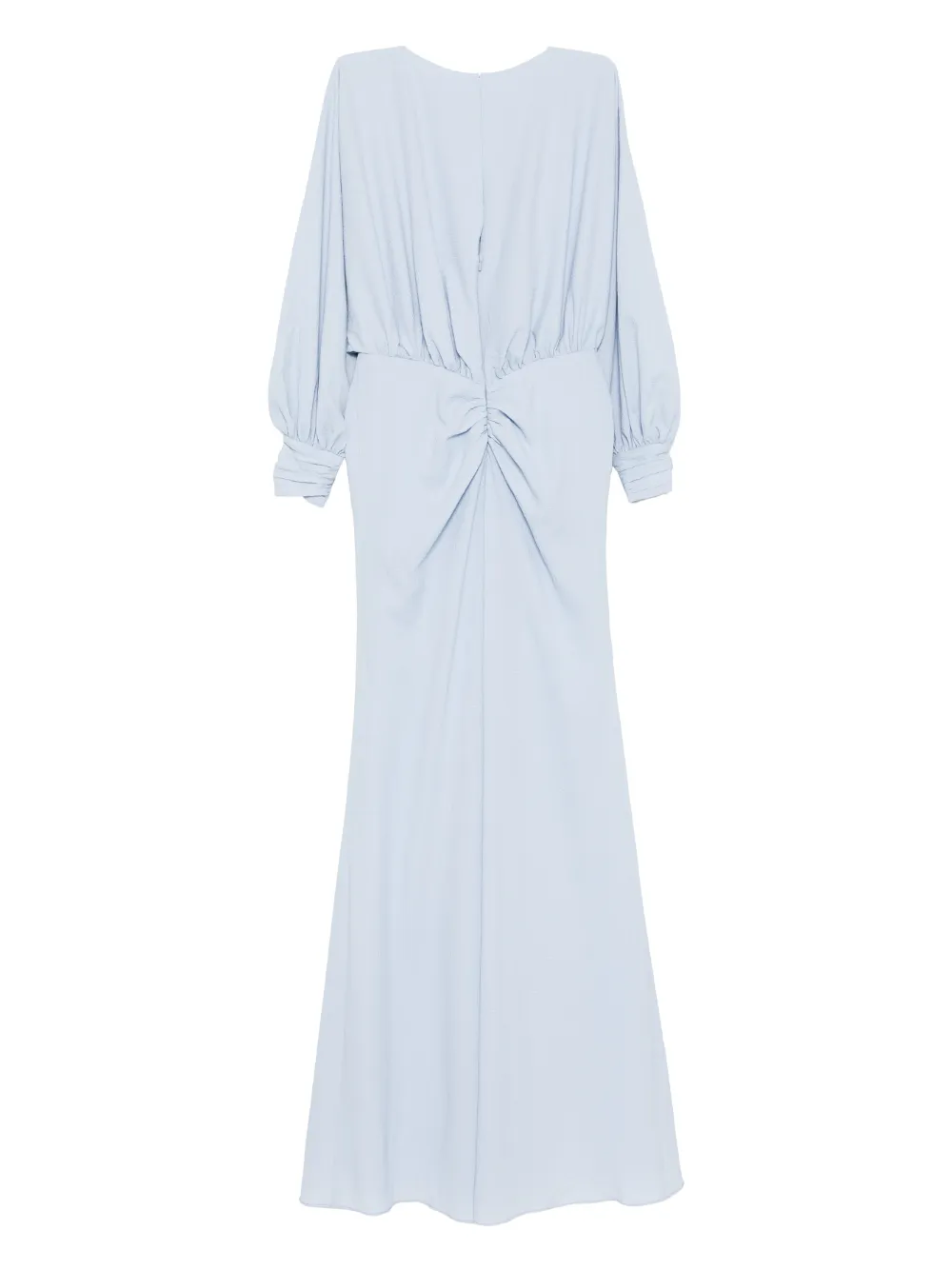 Amsale Jurk met bewerkte textuur - Blauw