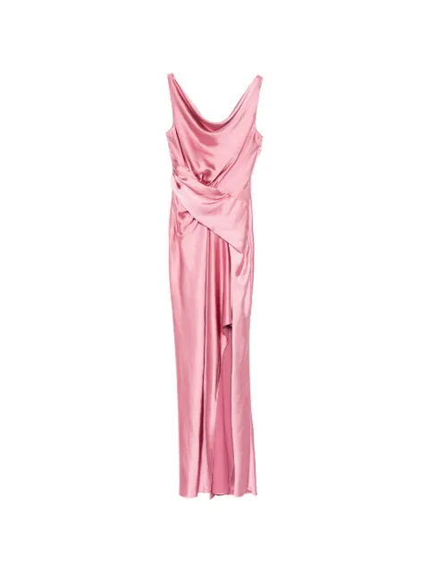 Amsale draped maxi dress