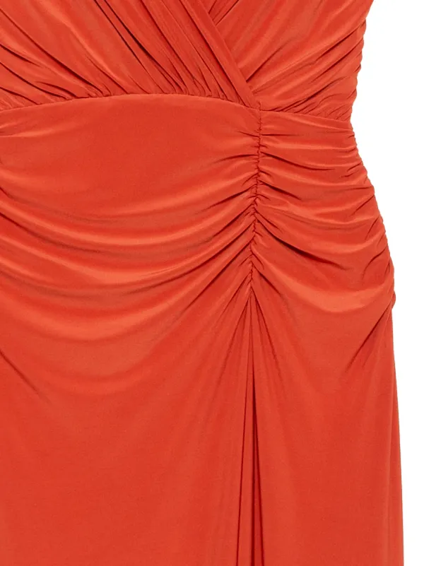 Amsale Satin Jersey Dress - Orange