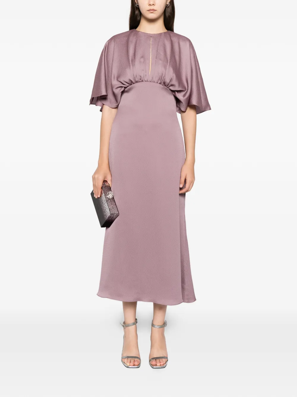 Amsale Satijnen jurk - Roze