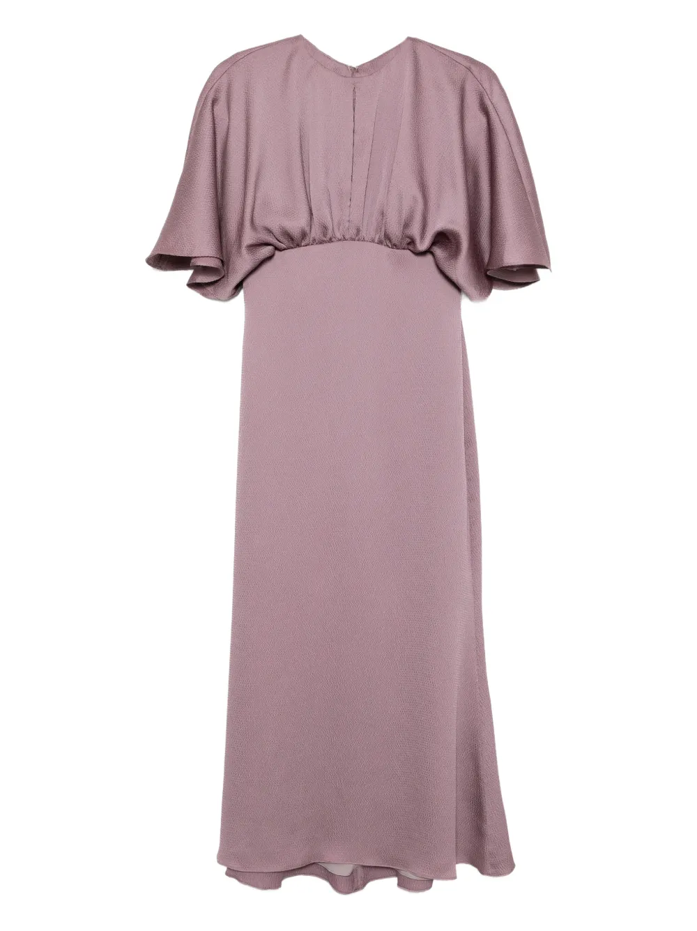 Amsale hammered satin dress - Pink