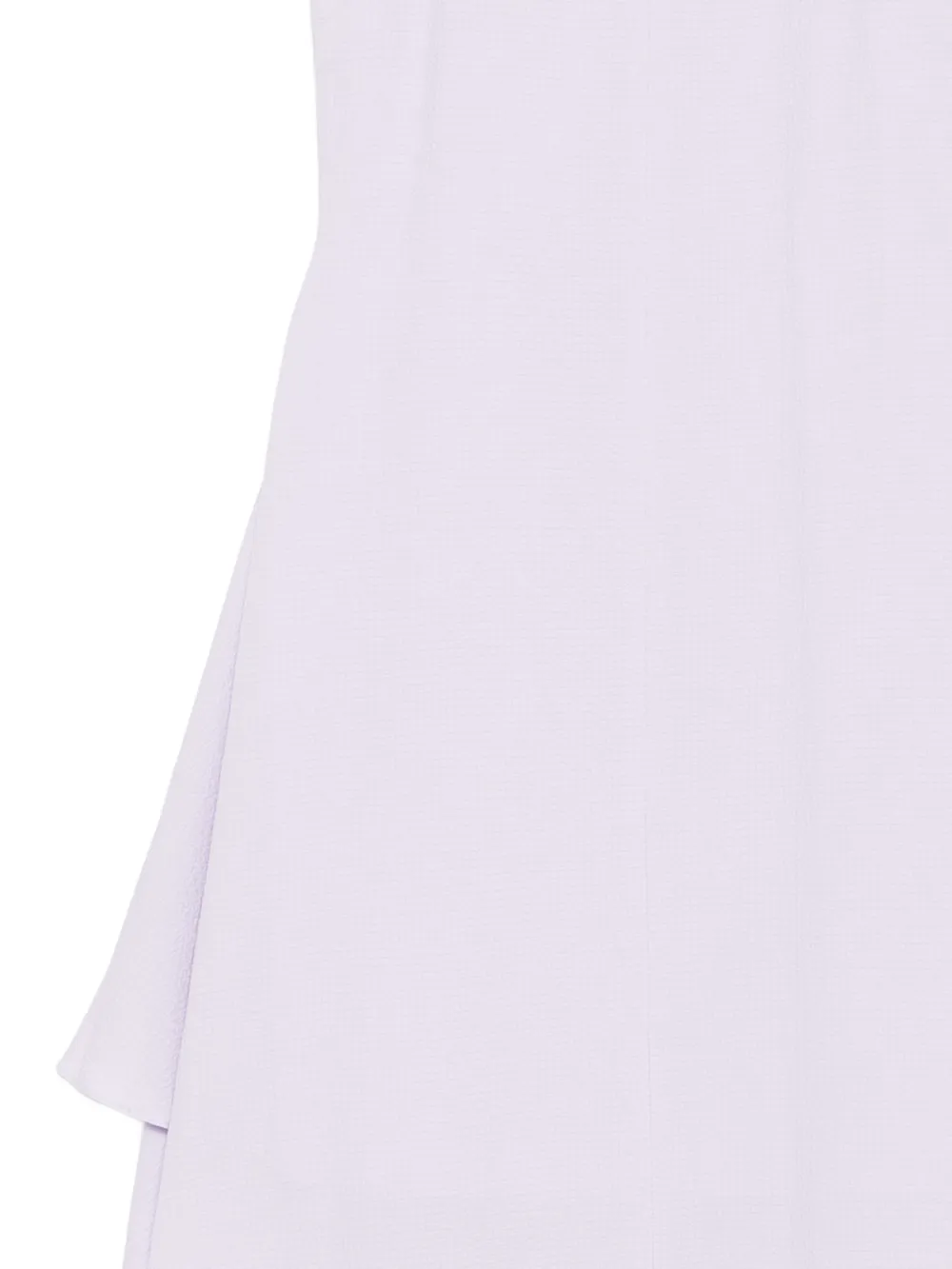 Amsale Pebbled-texture Dress In White