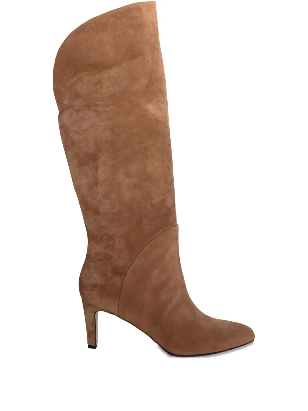 CHUCKIES suede heel boots | Brown | Image 1