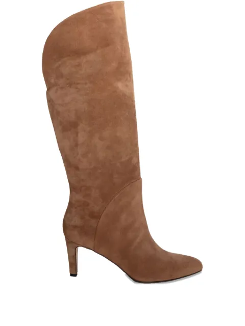 CHUCKIES suede heel boot