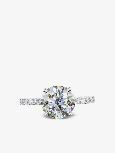 Jewels Aficionado 14K white gold diamond ring