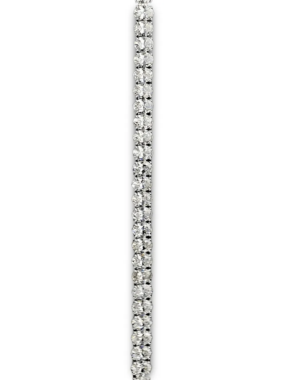 Jewels Aficionado 14k White Gold Diamond Bracelet In Metallic