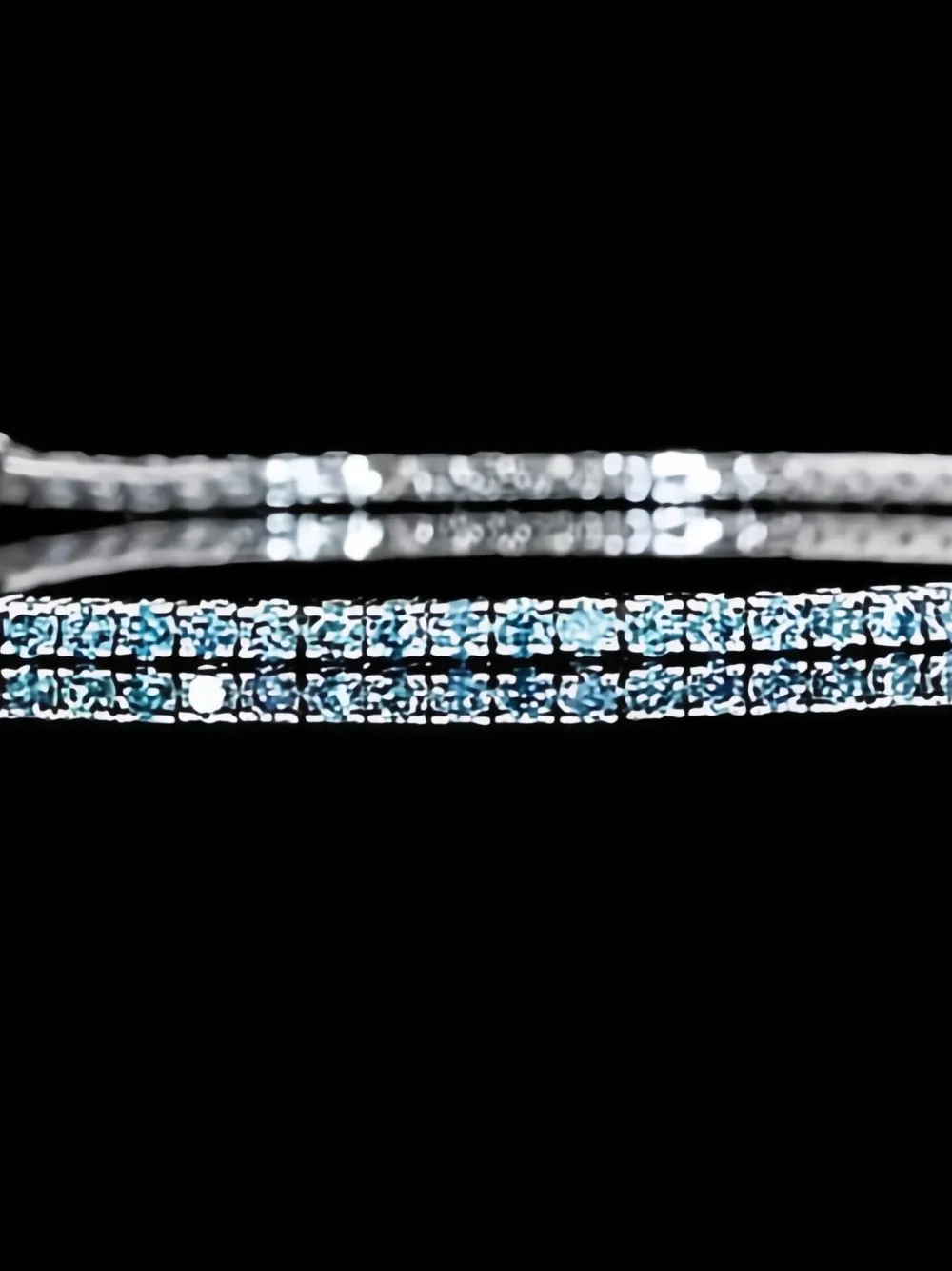 Jewels Aficionado 14K white gold diamond tennis bracelet - Argento