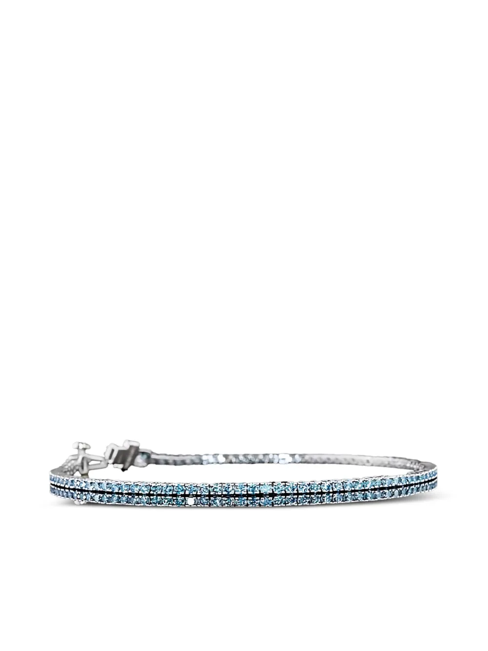 Jewels Aficionado 14K white gold diamond tennis bracelet - Argento