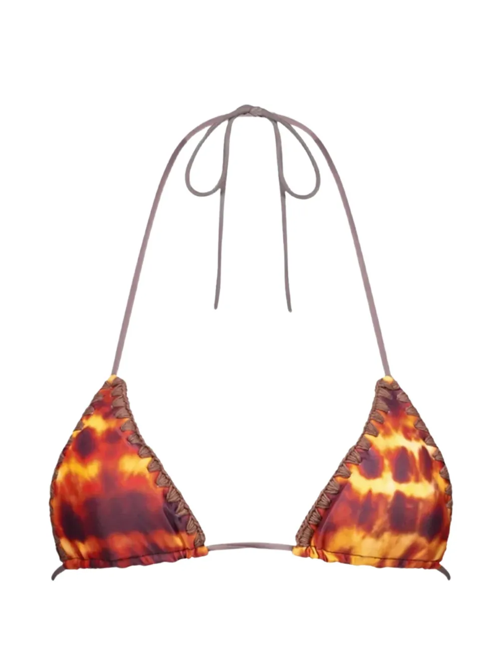 Leslie Amon Lucy bikini top - Arancione