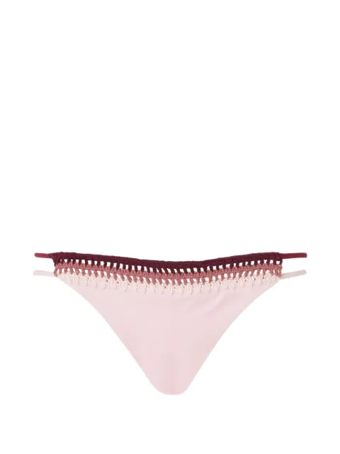 Leslie Amon Garis trim-detail bikini bottom