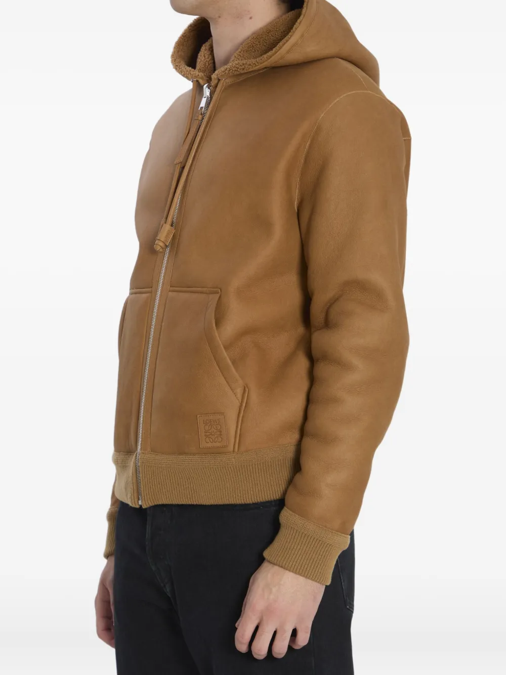 LOEWE chamarra de piel con capucha reversible | Chamarras de piel | Image 2