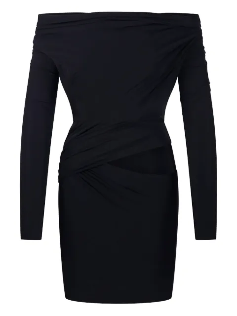 Amazuìn off-shoulder long-sleeve mini dress