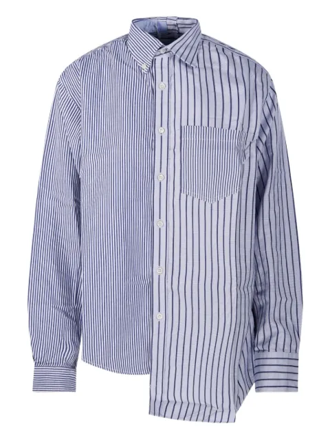 E.L.V DENIM striped pocket shirt