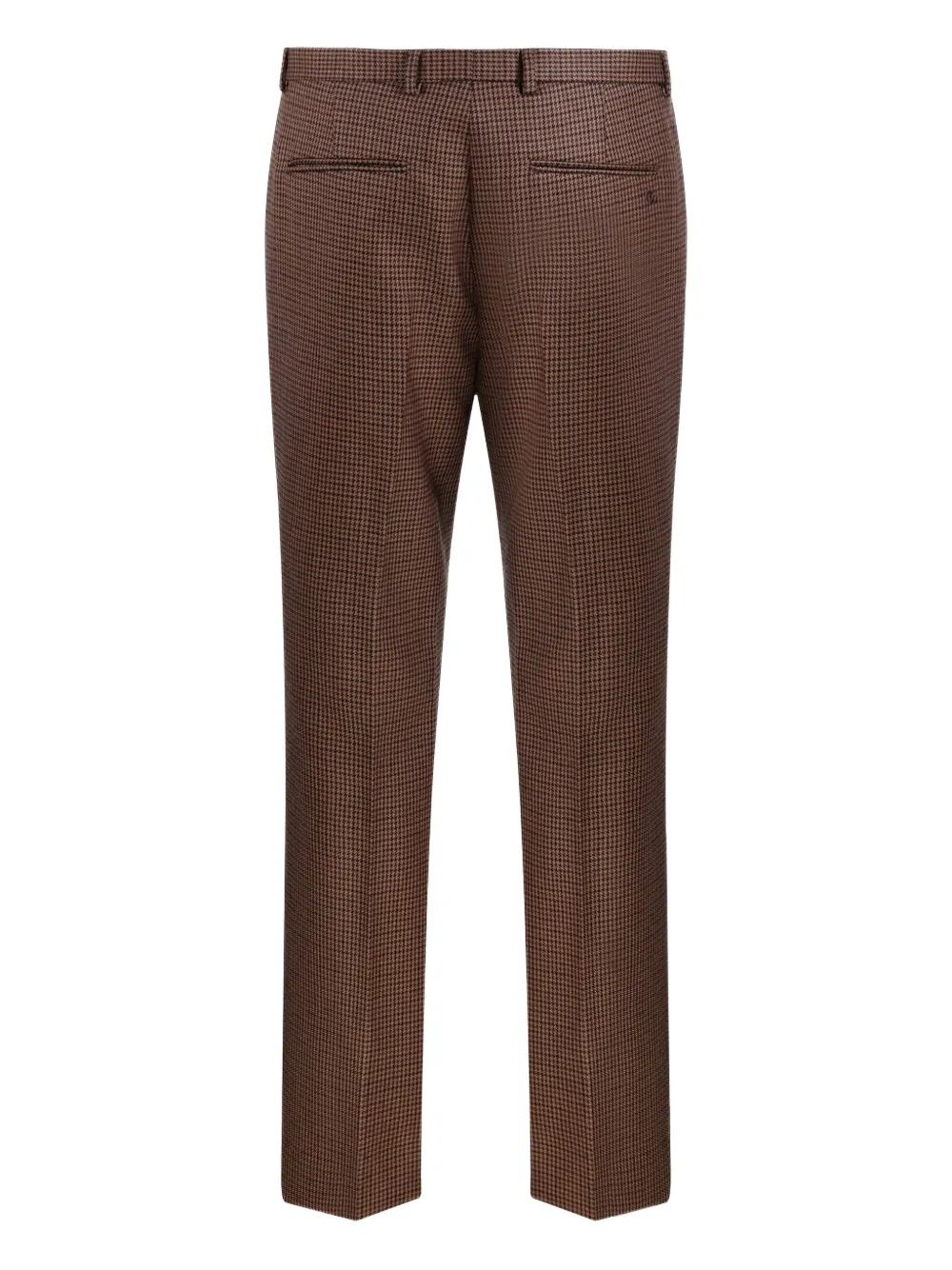 Gucci houndstooth trousers - Bruin
