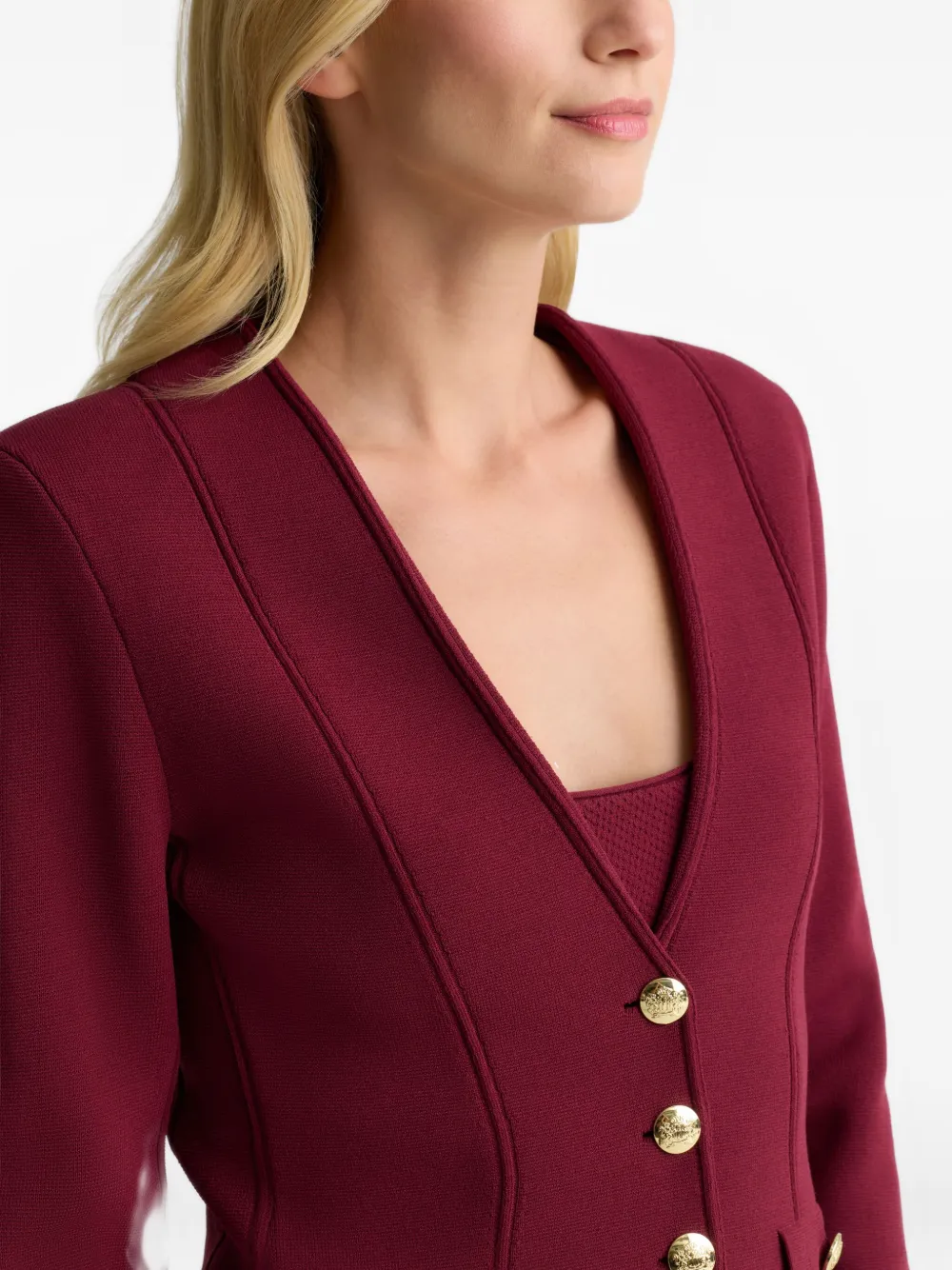 Santa Roma Buttoned Jacket