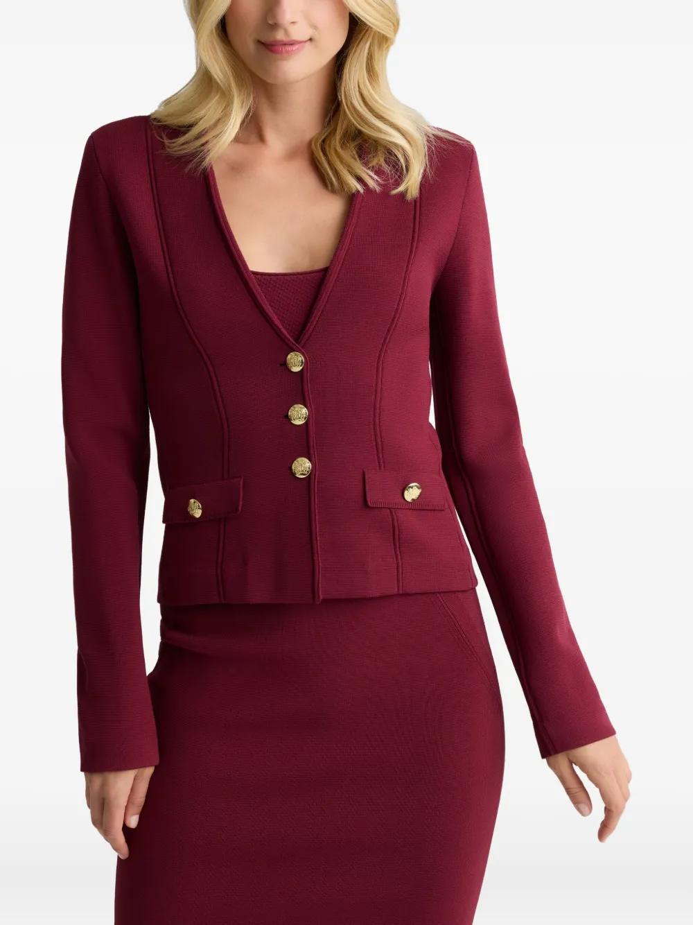 Santa Roma Buttoned Jacket
