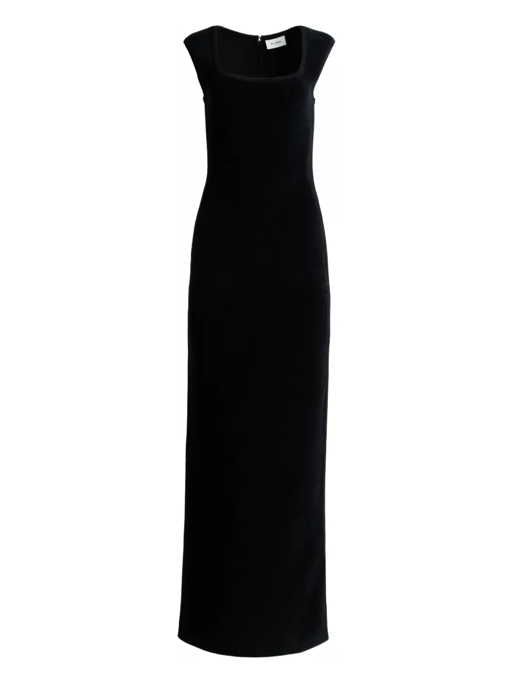 St. John Monte Carlo sleeveless maxi dress - Black