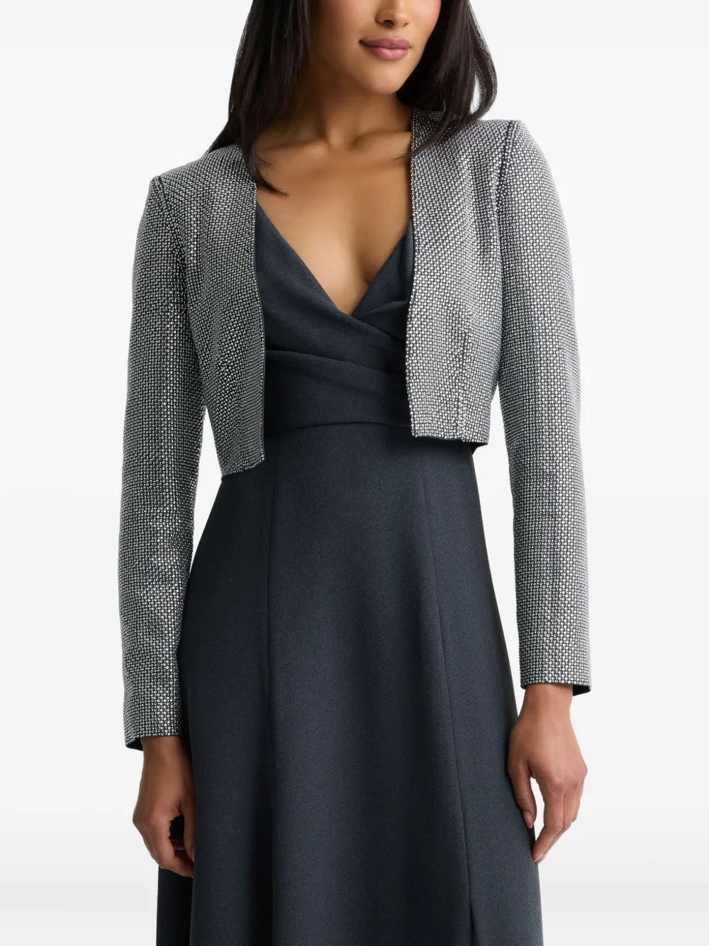  St. John Open Jacket - Grey 