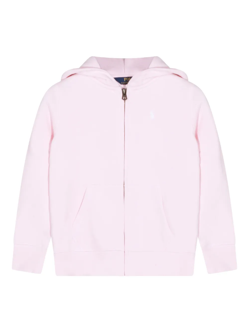 POLO RALPH LAUREN KIDS ロゴ ジップアップ パーカー - ピンク POLO RALPH LAUREN KIDS ロゴ ジップアップ パーカー - ピンク