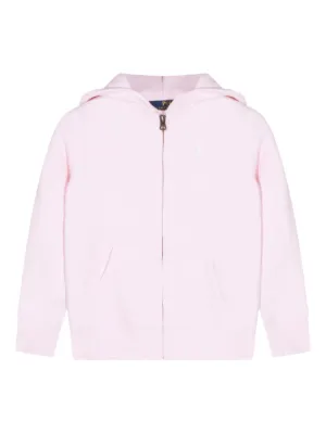 POLO RALPH LAUREN KIDS Big Pony zip-up Hoodie | White | FARFETCH