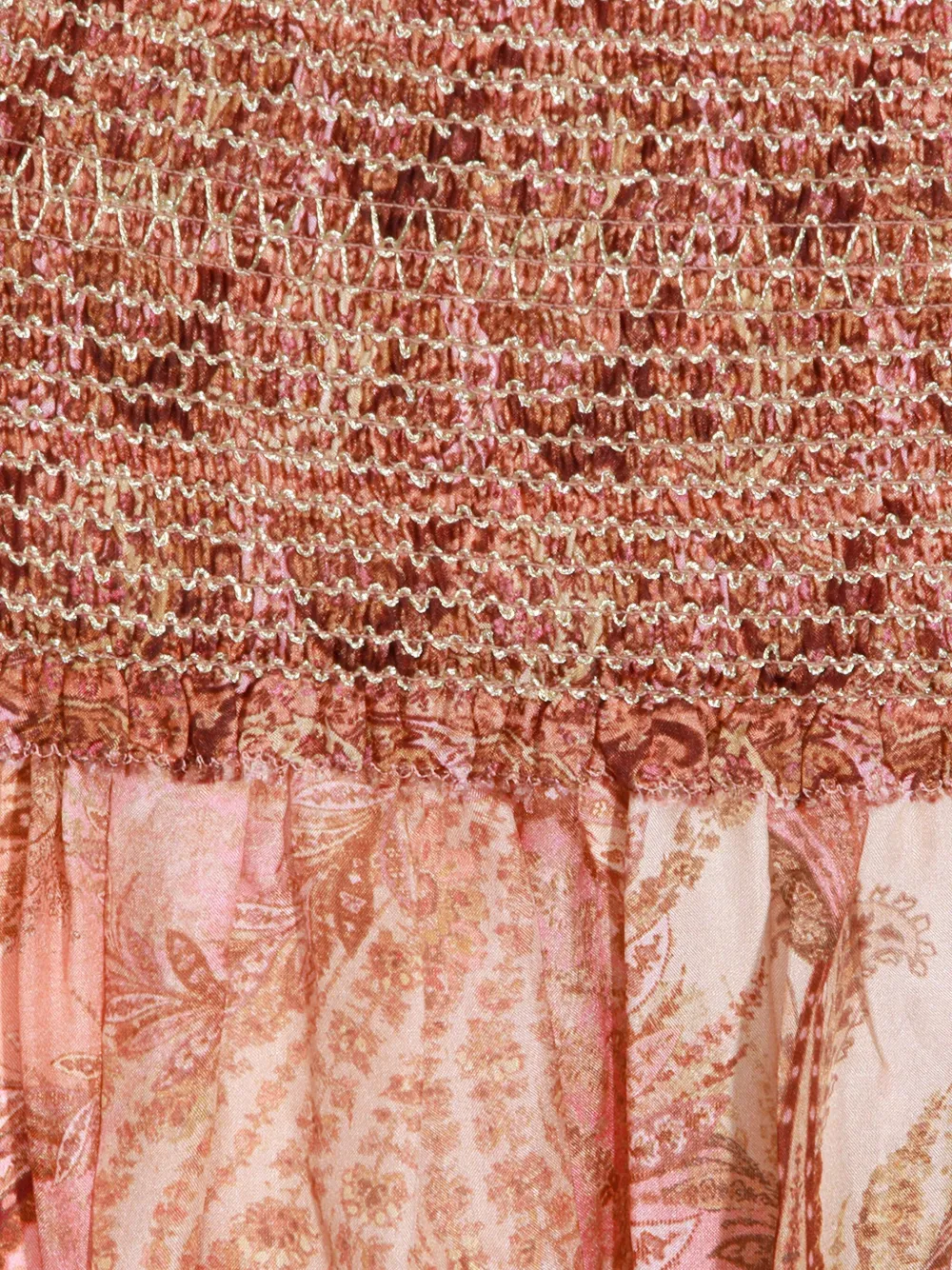 Zimmermann Wanderlust Patterned Silk Maxi Skirt In Multi