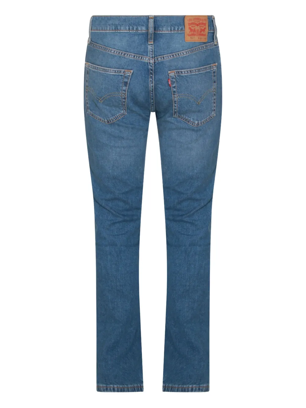 Levi's five-pockets cotton jeans - Blauw