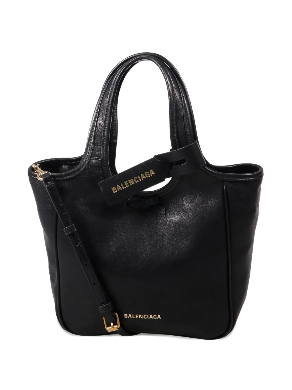 Balenciaga leather tote bag - Nero