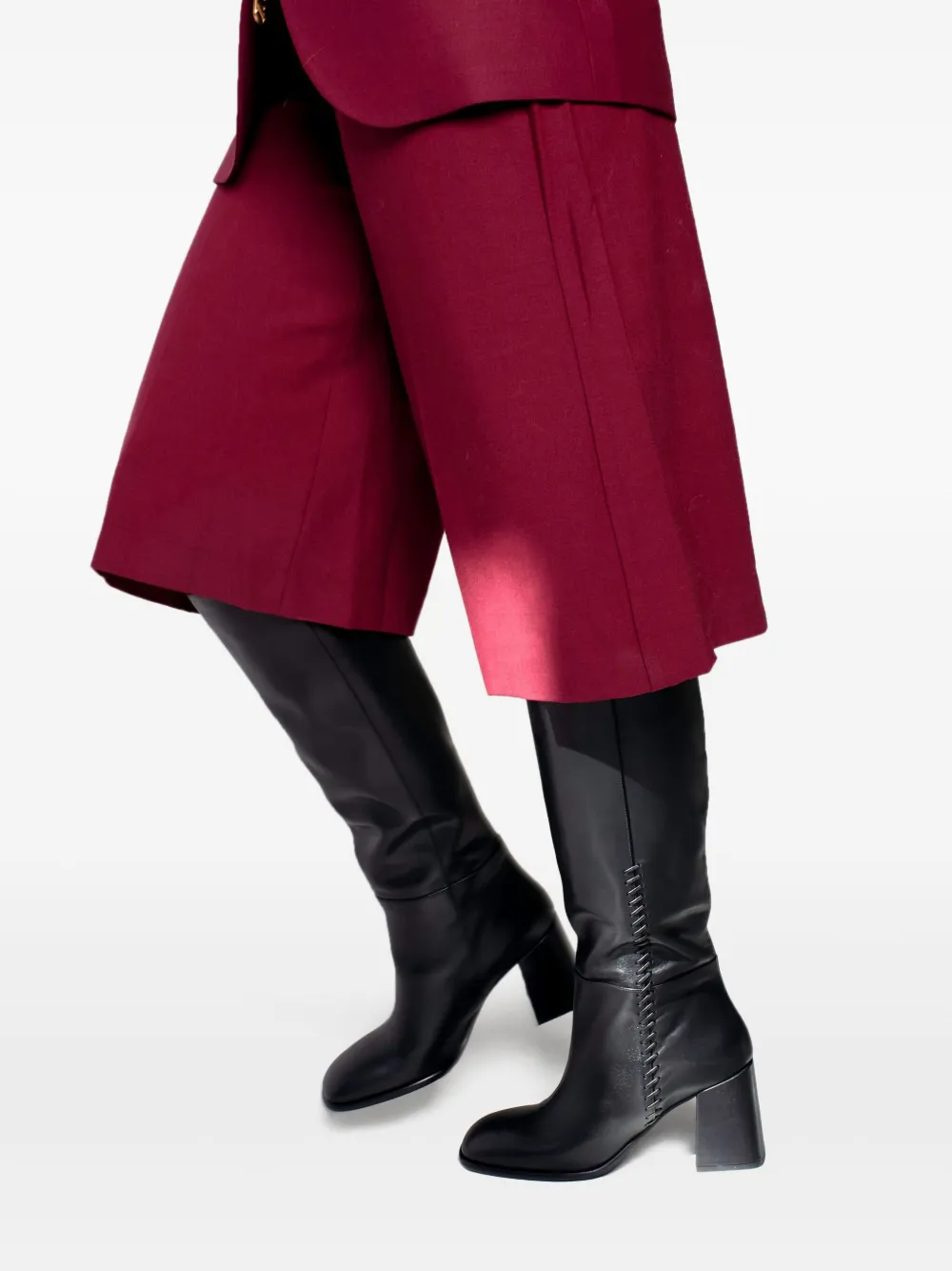 CHUCKIES Laarzen met blokhak Zwart